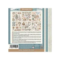 Stamperia White Christmas Rub-On 15,5x15x5cm Assortment (6pcs) by Cristina Radovan (DFLRBX21)